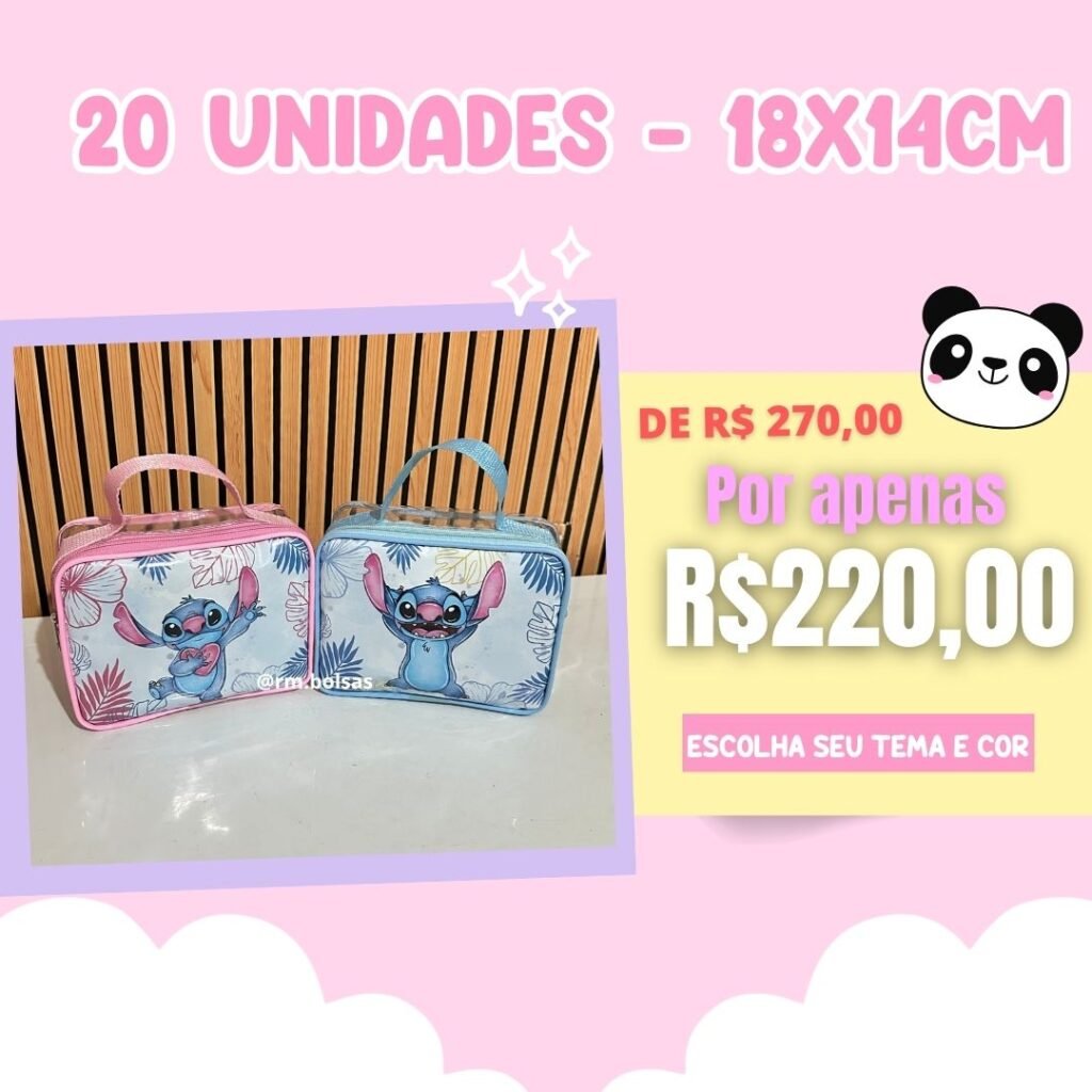 20 unidades Bolsinhas 18x14cm